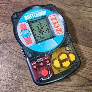 Vintage Battleship Electronic Handheld Game by Milton Bradley 1995.